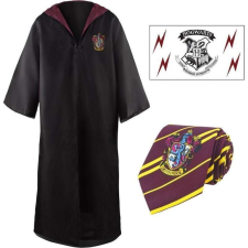 Harry Potter Griffendél köntös szett - felnőtteknek + nyakkendő + 5 tetoválás jelmez
