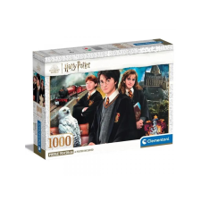 Harry Potter - Roxfort kapujában 1000 db-os puzzle poszterrel - Clementoni puzzle, kirakós