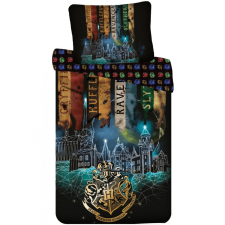 Harry Potter Starline ágyneműhuzat Flags 140×200cm, 70×90 cm lakástextília