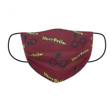 Harry Potter szemüveg arcmaszk, poliészter, 2 réteg felnőtteknek tisztító- és takarítószer, higiénia