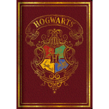 Harry Potter színes jegyzetfüzet piros füzet