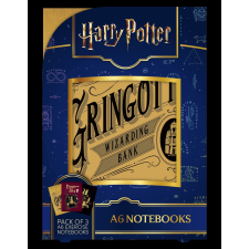  Harry Potter varázslatos helyszíneinek motívumával díszített A6-os jegyzetfüzet készlet füzet