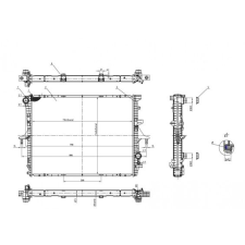 Hart hűtő, motorhűtés hart 617 310 autóalkatrész