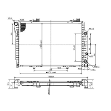 Hart hűtő, motorhűtés hart 637 161 autóalkatrész