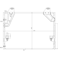 Hart kondenzátor, klíma hart 621 652 autóalkatrész