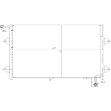 Hart kondenzátor, klíma hart 621 711 autóalkatrész