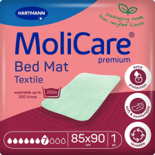 HARTMANN Molicare Bad Mat Textil 85X90 cm 7 cseppes mosható 1db pelenkázó matrac