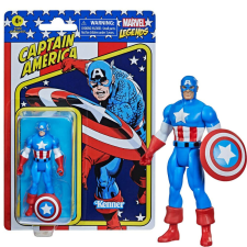 Hasbro Marvel Legends Retro Kollekció 2022 Captain America 10cm Figura játékfigura