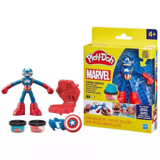 Hasbro Play-Doh: Marvel figurás gyurmakészlet - Amerika kapitány gyurma