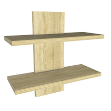  Hátfalas polc szett sonoma tölgy 60 cm x 23 cm bútor