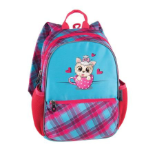  Hátizsák, PULSE &quot;Junior Kitty Love&quot;, zöld-rózsaszín gyerek hátizsák, táska