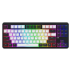 Hator HTK850 Rockfall 3 TKL Mechanikus Wireless USB-C RGB Billentyűzet ENG - Fekete/Fehér (HTK850)