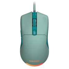 Hator HTM-513 Pulsar 2 6200dpi Wired Gaming Egér - Türkiz (HTM-513) egér