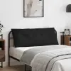  Hátpárna Fekete 120 x 50 cm Mikroszálas Szövet