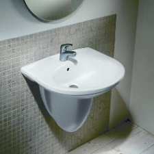  Hatria Erika 60cm-es függesztett mosdó+szifontakaró fürdőkellék