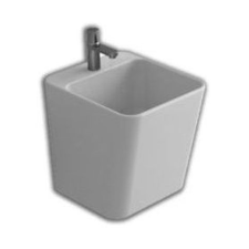 Hatria G-Full mosdótál 48x40 cm négyszögletes fehér YXJG01 fürdőkellék