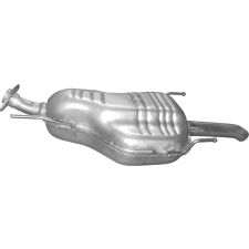  hátsó kipufogódob K17_327ALU kipufogó alkatrész