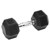  Hatszögletű gumírozott fix súlyzó 12kg
