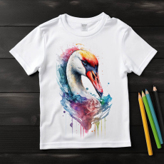  Hattyú póló (Gyerek)(Színes)