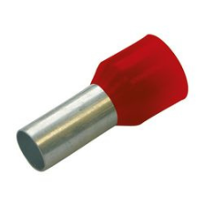 HAUPA Érvéghüvely szigetelt normál 1.5mm2 8mm piros Haupa - 270726 villanyszerelés