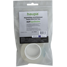 HAUPA GmbH Haupa kétoldalú akril ragasztószalag, átlátszó HUPtapeDouble 19mmx1,5 villanyszerelés