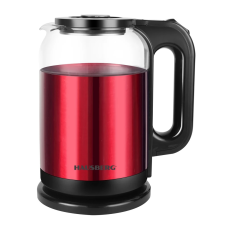 Hausberg HB-3622RS Elektromos vízforraló 1800W 2L Piros/Fekete vízforraló és teáskanna