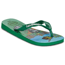 Havaianas Lábujjközös papucsok KIDS MINECRAFT Zöld 29 / 30 gyerek papucs, mamusz