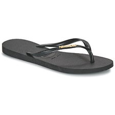 Havaianas Lábujjközös papucsok SLIM LOGO METALLIC Fekete 37 / 38 női papucs