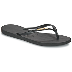 Havaianas Lábujjközös papucsok SLIM LOGO METALLIC Fekete 41 / 42