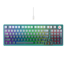 HAVIT KB899LGameZon Mechanikus Vezetékes Billentyűzet ENG - Kékeszöld (KB899L) billentyűzet