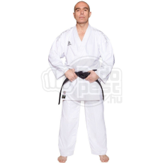 Hayashi Karate ruha, Hayashi, WKF, Air Delux , fehér színes hímzéssel, Fehér-szürke szín, 190 cm méret
