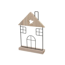  Ház csillaggal 18x4,5x26 cm dekorációs kellék