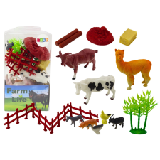Háziállat figura szett farm kiegészítőkkel 26db játékfigura