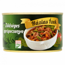 Házias Ízek zöldséges aprópecsenye 400 g konzerv