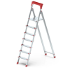  Háztartási Létra 5+1 Lépcsős Alu.Ötvözet Casaline
