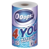 . Háztartási papírtörlő, 2 rétegű, 200 lap, tekercses, "Ooops! 4You"