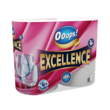 . Háztartási papírtörlő, 3 rétegű, 2 tekercses, "Ooops! Excellence" higiéniai papíráru