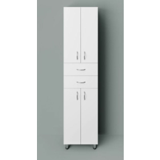 HBFürdőszobabútor HB Standard 45F2 álló szekrény fehér 190×45 cm fürdőszoba bútor