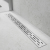 HD MEXEN FLAT M01 LINEAR 80 CM HOSSZÚ ROZSDAMENTES ACÉL KOMPLETT ZUHANYFOLYÓKA