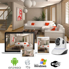  HD WiFi biztonsági kamera mozgásérzékelővel és riasztás funkcióval megfigyelő kamera