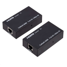  HDMI hosszabbító adapter, Cat6/6e UTP Ethernet kábelen keresztül, akár 50m-ig kábel és adapter