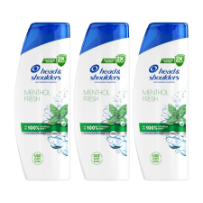 Head&Shoulders Head & Shoulders Menthol korpásodás elleni sampon (3x400 ml) sampon