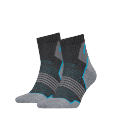 Head Head unisex túrazokni - félplüss talppal 2 pár - szürke-kék - 39-42