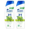 Head&Shoulders Head &amp; Shoulders Apple Fresh 2in1 korpa elleni Sampon 2x400ml