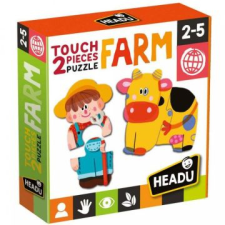Headu : 2 részes formapuzzle - farm puzzle, kirakós