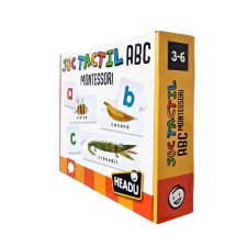 Headu Montessori - román Abc tapintható játék kreatív és készségfejlesztő