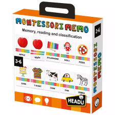 Headu Többfunkciós Montessori memória játék - Angol (MU57892) oktatójáték