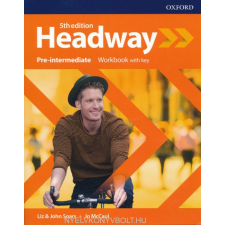 HEADWAY 5TH PRE-INTER WB WITH KEY nyelvkönyv, szótár