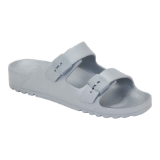 Health And Fashion Shoes Scholl Bahia-Ezüst-Női strandpapucs 38 női papucs