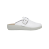 Health And Fashion Shoes Scholl Nilla Buckle Fehér Női papucs 38